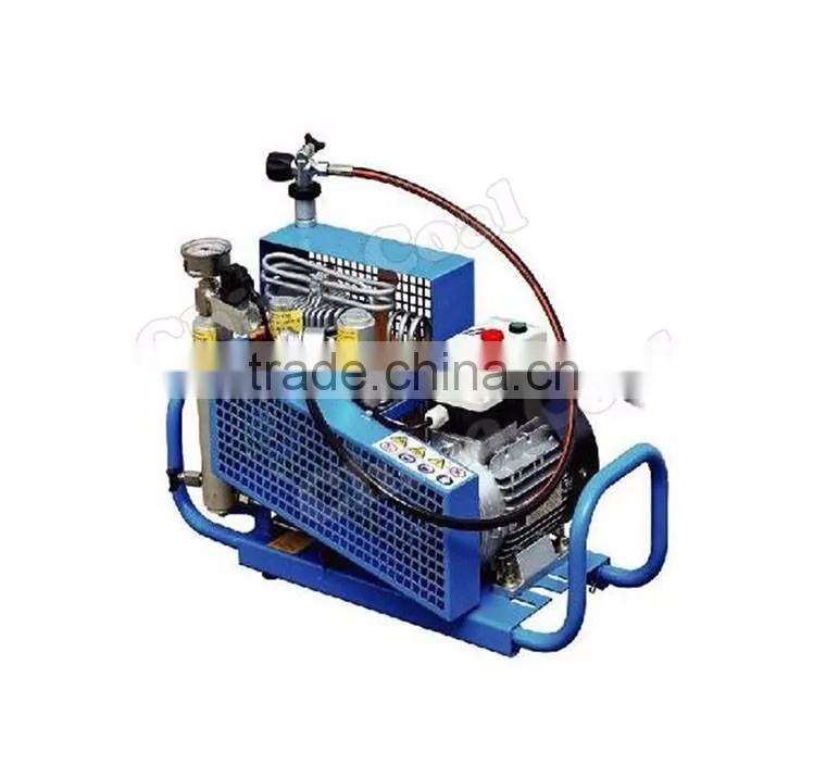 MCH-6 300bar air compressor for breathing air/blue frame