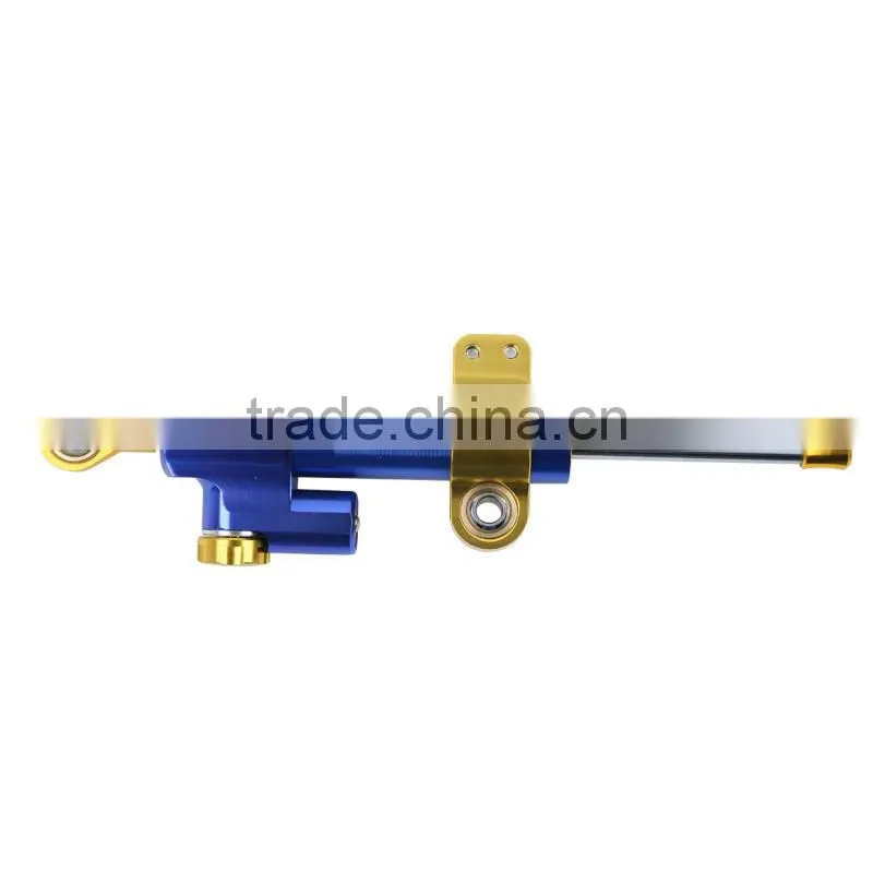 for Universial Motorcycle Adjustable Steering Damper Stabilizer Top Quality Blue