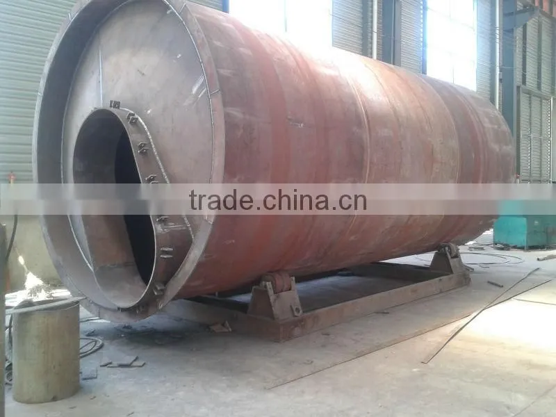 High oil rate, 100% Environmental, Waste Plastic To Oil Recycling Plant 20 Ton Capacity