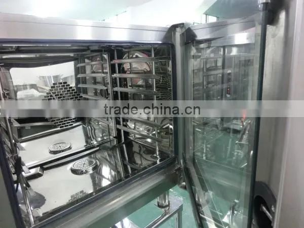 Hot sale commercial baking oven,6 deck combi steam oven with rack(ZQF-061DX)