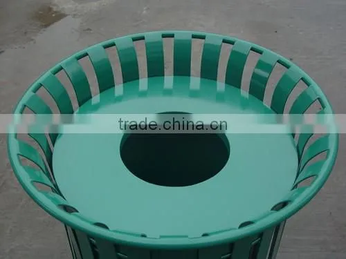 Arlau outdoor park metal bin steel with outdoor