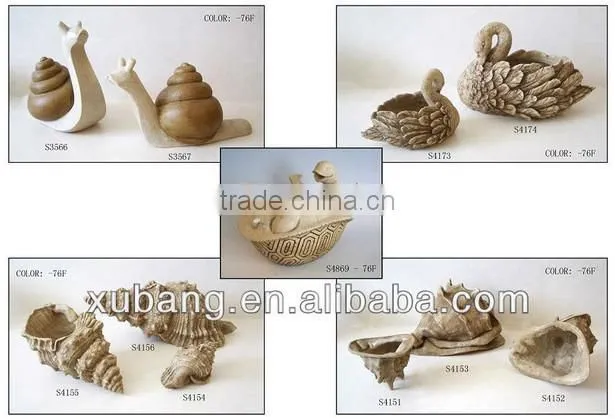 New creative cute figurine pots for garden
