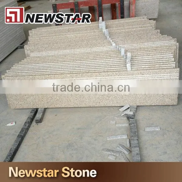 Economic anti-slip line granite residential stair case