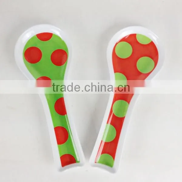 Meneed melamine plastic red pot flat kitchen rice scoop