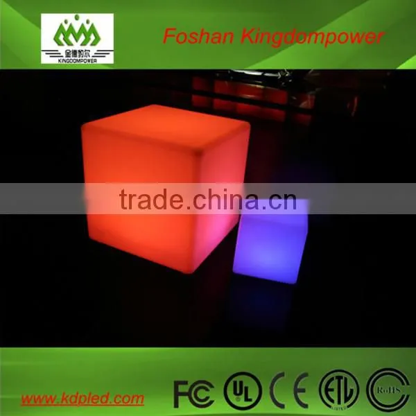 Color changing mood lighting garden led cube