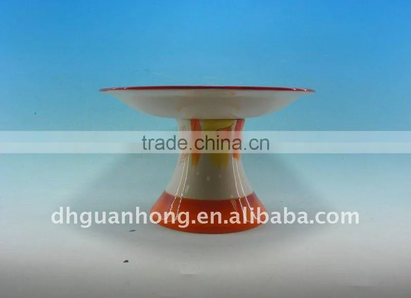 2012 New Design of Ceramic Cake Dish
