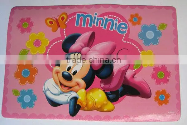plastic carton printing placemat