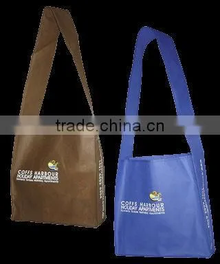 Non-Woven Messenger Tote Bag with Velcro Closure