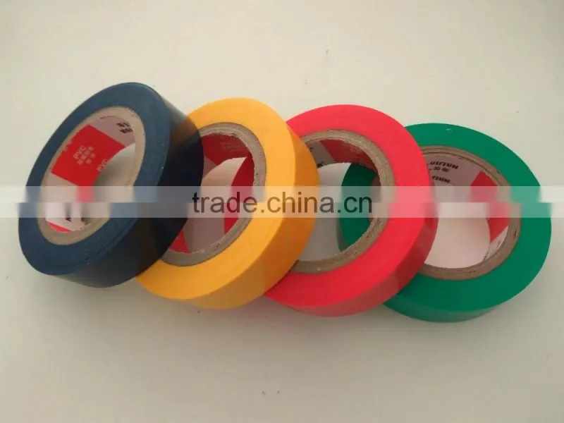 2016 China factory wholesale price adhesive black PVC insulating electrical Tape