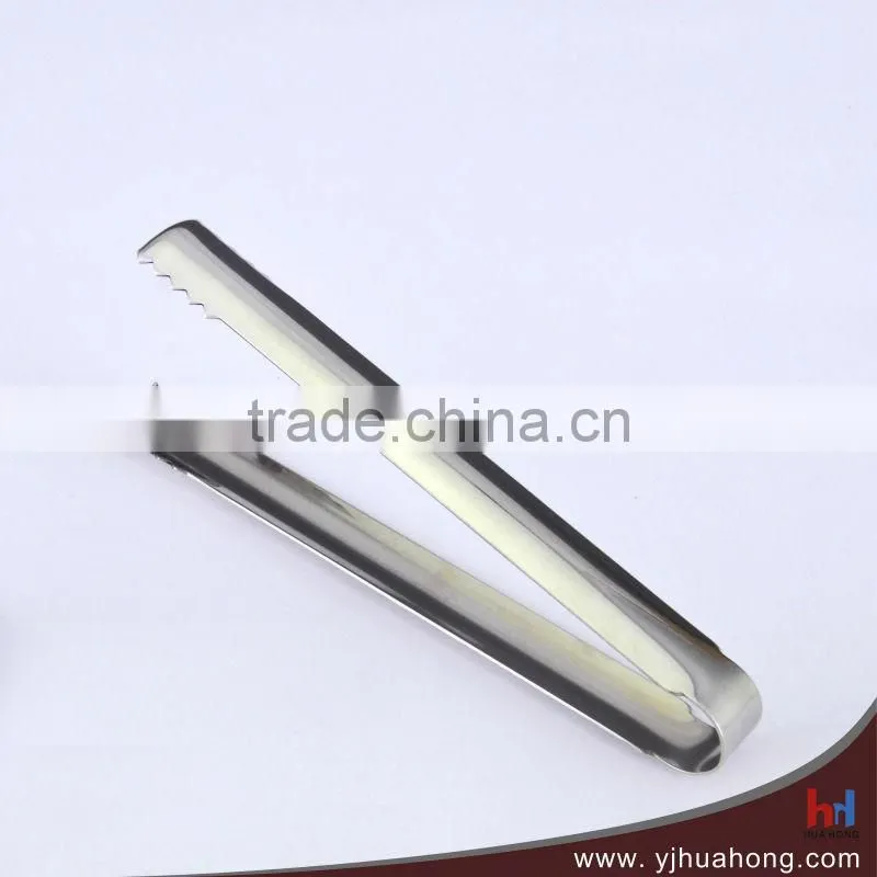 Mini Stainless Steel Wine&Bar Ice Tongs, ice cube tongs HT-SS21