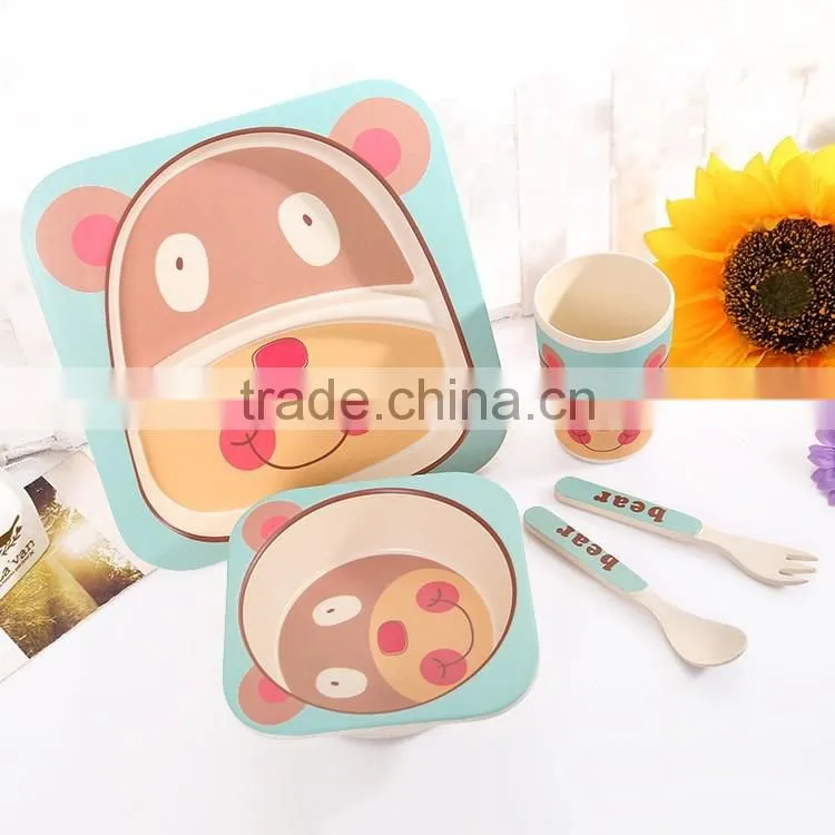 Kids Dinner Plate Set Food Plate Set Baby Dinnerware Tableware