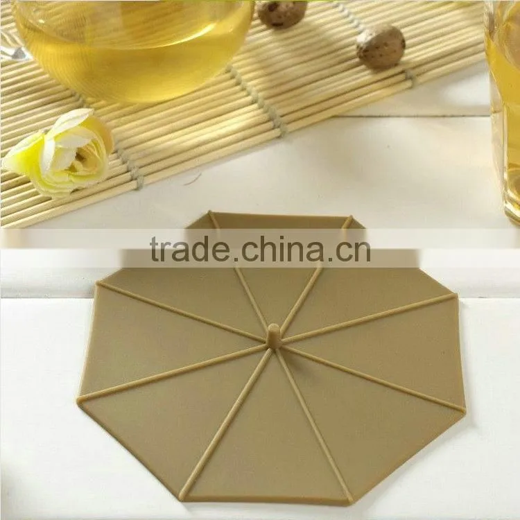Eco-friendly Food Grade Silicone Cup Cover Silicone Coffee Mug Cup Lids
