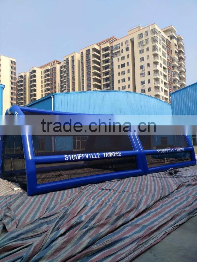 Hot sale inflatable baseball pitching cage for Baseball Training with Net