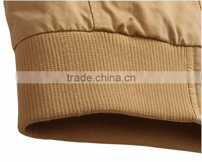 China Factory Men Coat Canvas Jacket Without Hood