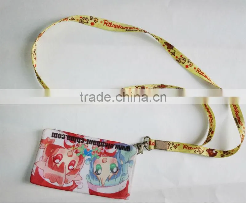 Sublimation custom printed wrist lanyard