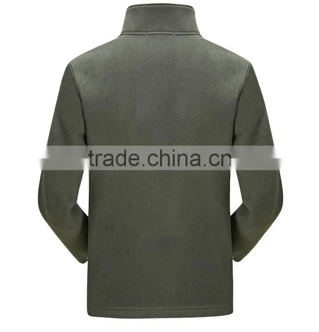 Factory OEM Warm Anti-pilling Men Double Polar fleece Jacket mens coat