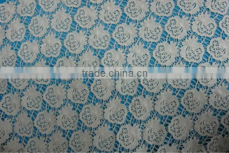 crochet water soluble lace flower textile