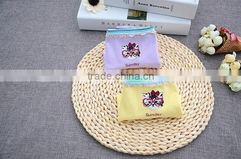 Alibaba beautiful custom latest women boxer underpants Teen Girls Briefs Panty