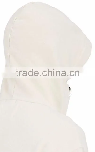 Gusseted zip vent high neck split kangaroo pocket Cotton-blend French terry asymmetric zip-front hoodie