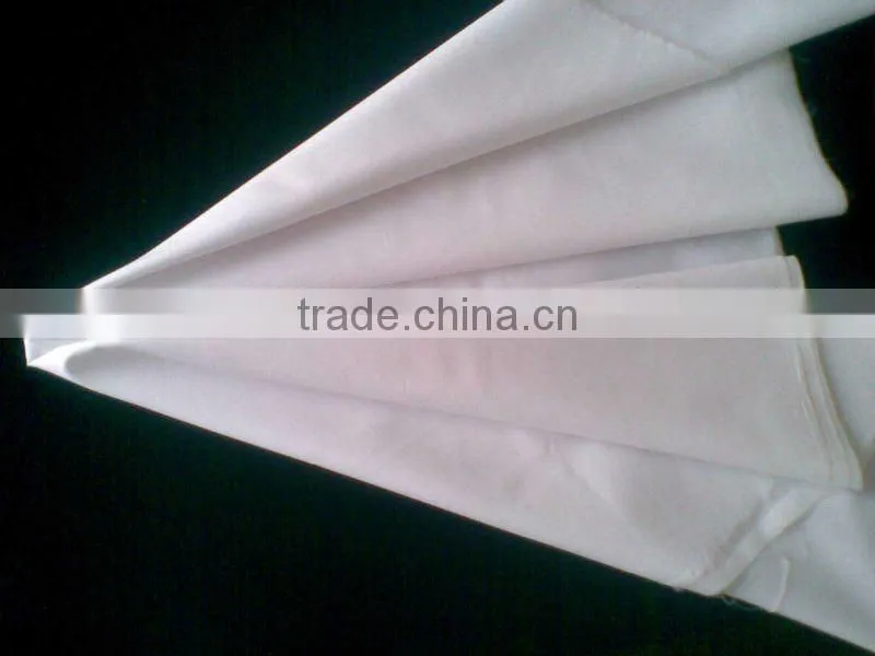 T/C FABRIC POLYESTER/COTTON 90/10% 45X45/110X76 43/44'' BLEASCH/WHITE,DYED