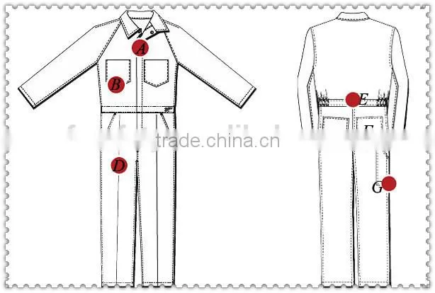 Fire Suit Coverall Fireproof Suit NFPA Fire Suit Reflective Striped Cotton FR Coverall