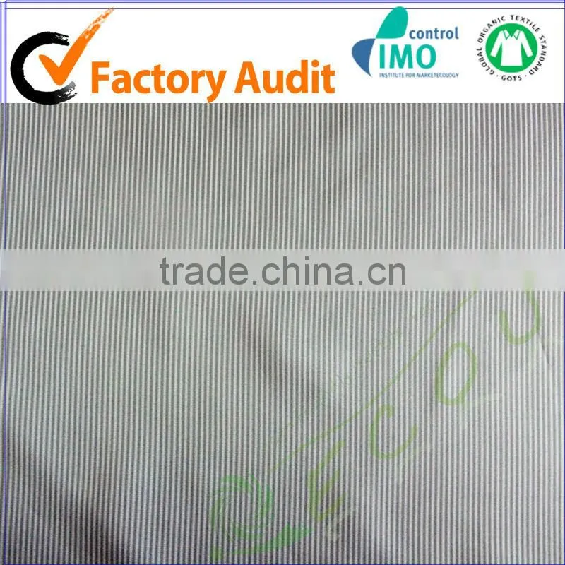 supply 100% polyester yarn dye Plaid shirt fabric