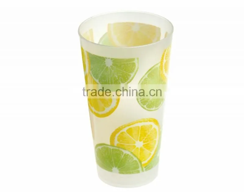 plastic double deck cup,housewares plastic cup