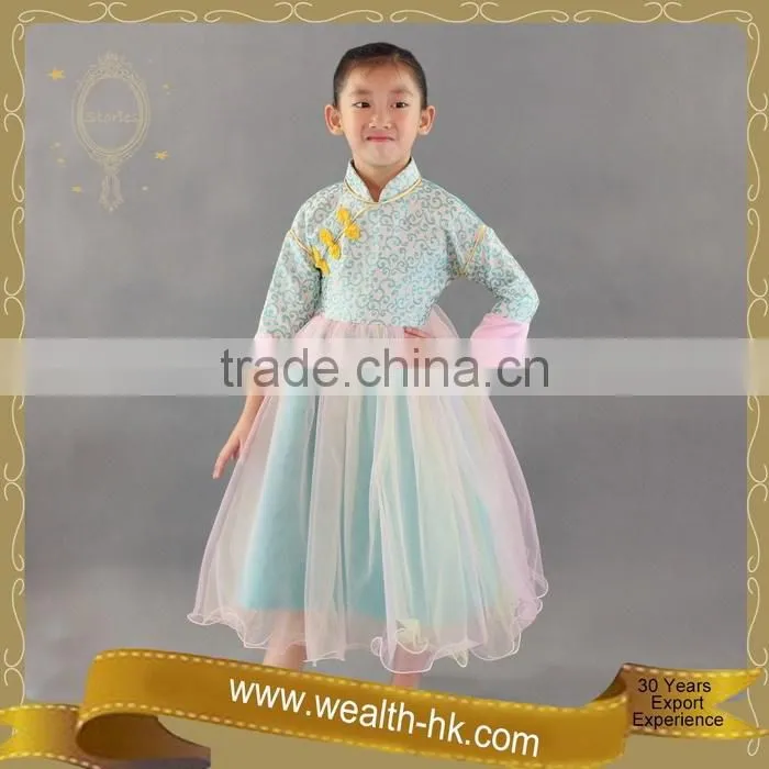 Chinese Dolls Style Girls Fancy Party dress