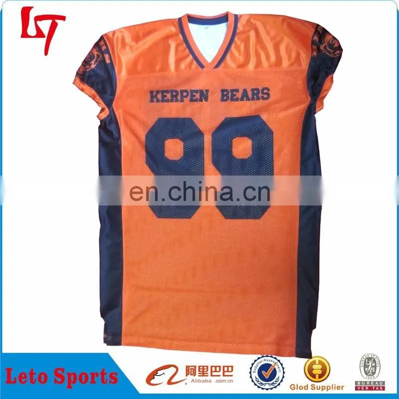 High Quality Fully Professional American Football Uniform Customizable