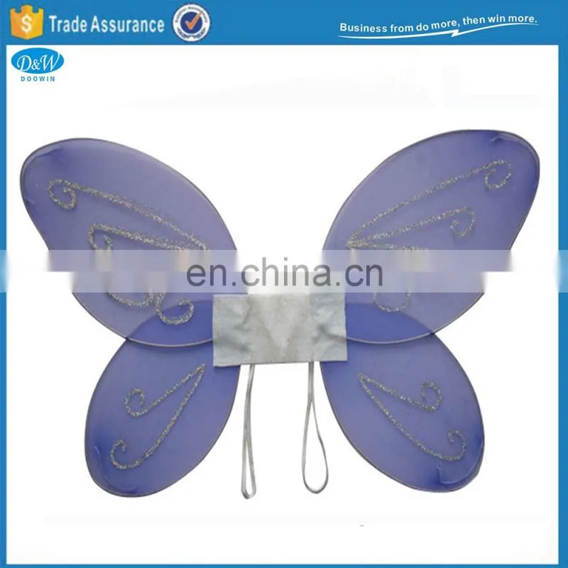 purple fairy angel party wings for halloween/carnival party dressup