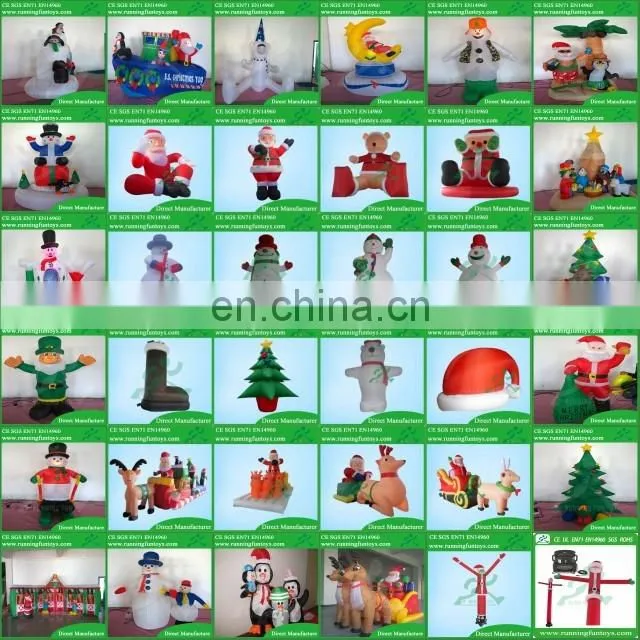 Outdoor Christmas Inflatable Angel Playing Trumpet, Fabric Christmas Angel Ornament