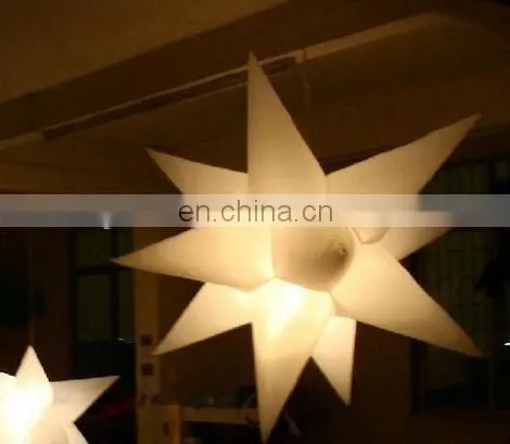 inflatable star decorative LED light for party event
