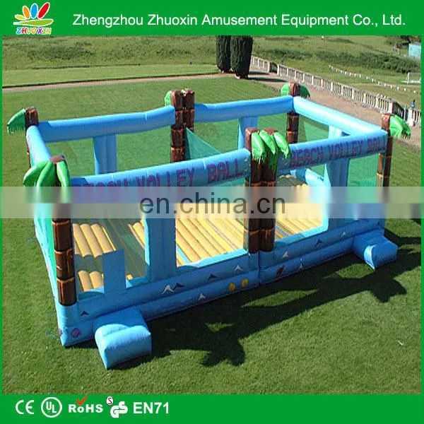 summer outdoor games inflatable volleyball court beach volley ball