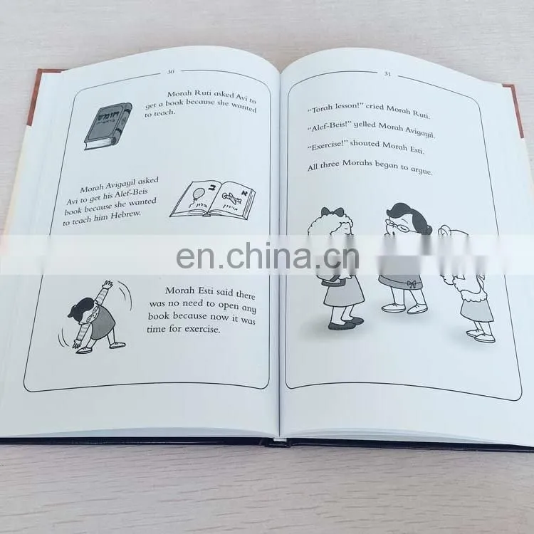 China factory price custom storybook, cheap hardcover book printing with perfect binding