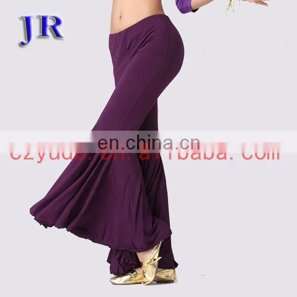 Long belly dance practice pants K-4020#