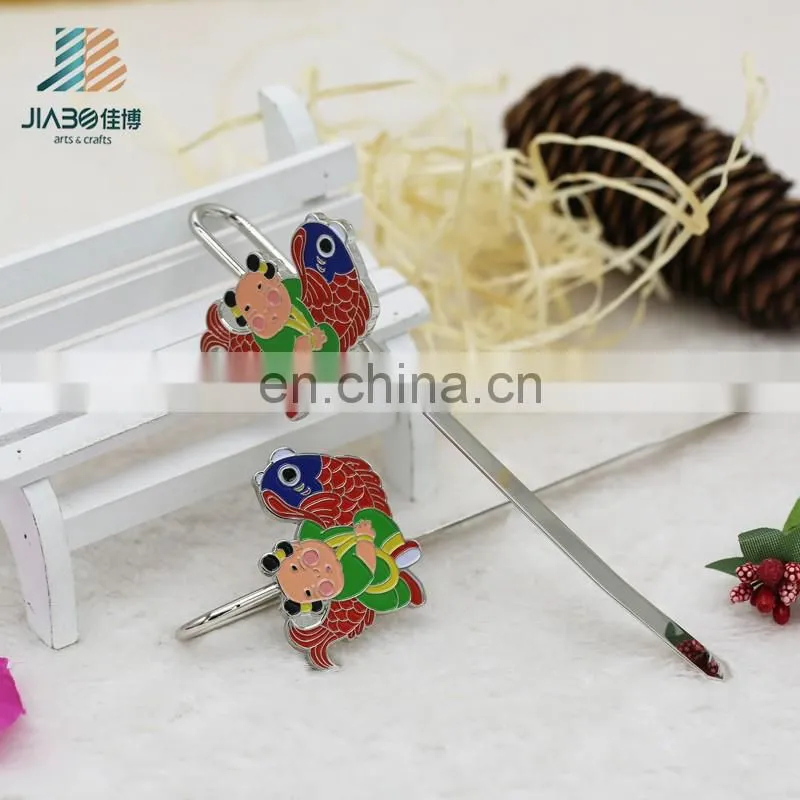 custom design big size Zinc alloy material wholesale custom metal bookmarks for books