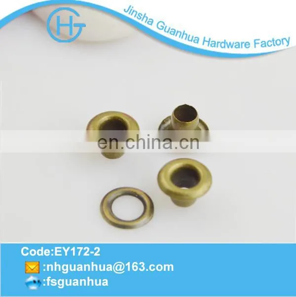 Manufactory price red copper eyelet in Guanhua for shoes