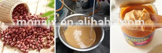 automatic continuous sesame cocoa Industrial coconut almond shea tahini milk peanut butter making machine