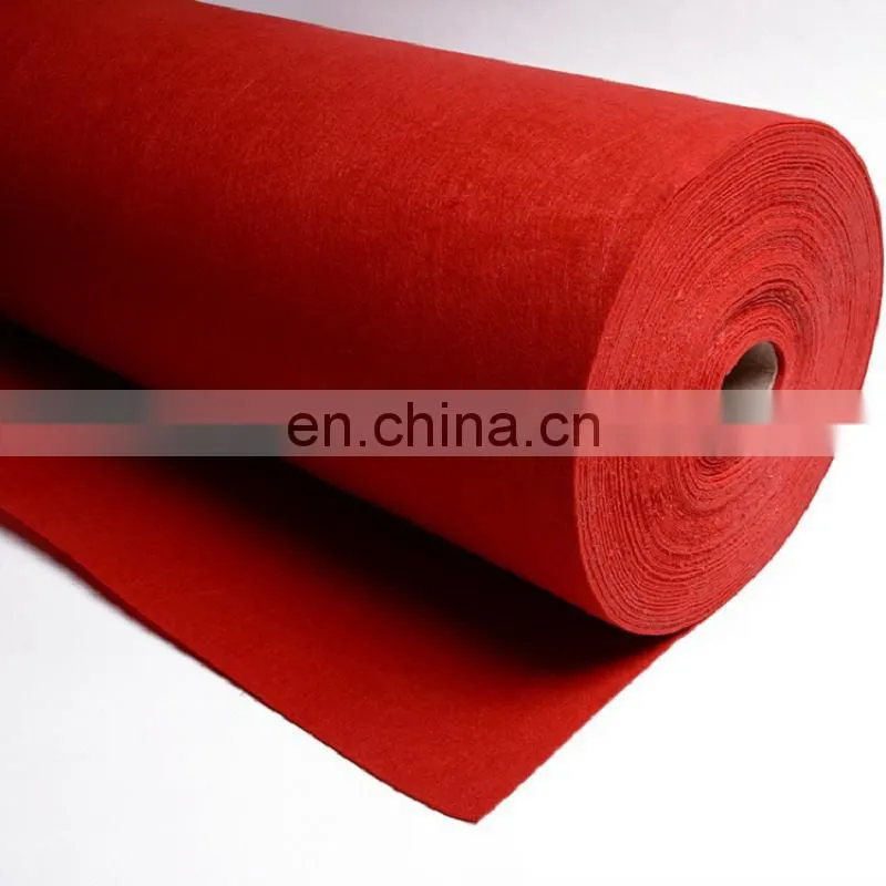 1mm 6mm thick needle punch felt polyester nonwoven colorful felt