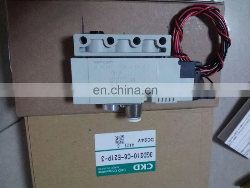 Japan air solenoid valves CKD solenoid valve CKD 3GD210-C6-E21P-3