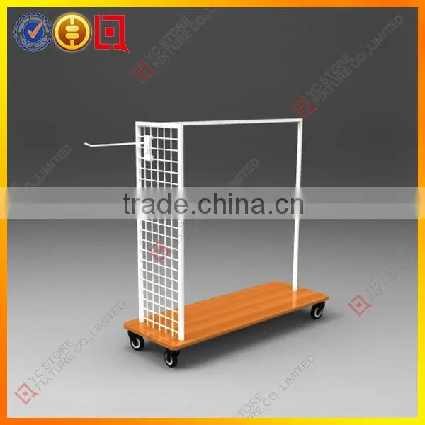 Multifunctional clothes rack display