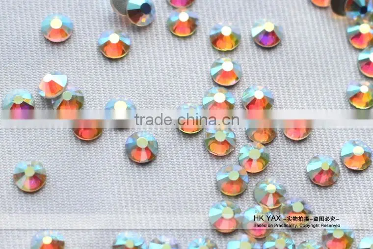 W0904 Non hot fix Flat Back Crystal AB Rhinestone,Crystal AB Rhinestone Flat Back,Crystal AB Flat Back Rhinestone