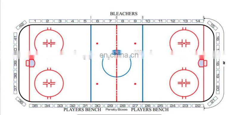 Hockey Shooting Pads smoothness plastic ice rink/ ice hockey shoot pads/ uhmw pads for skating