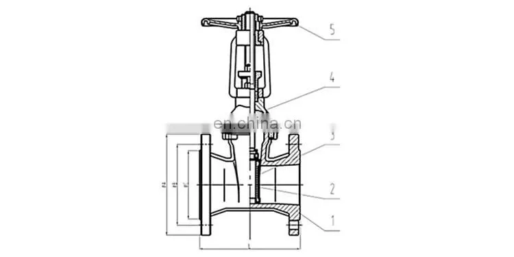 Bundor 6 Inch 3 inch pn16 pn25 forged steel carbon steel rising stem Water Gate Valve Manual Slide Gate Valve