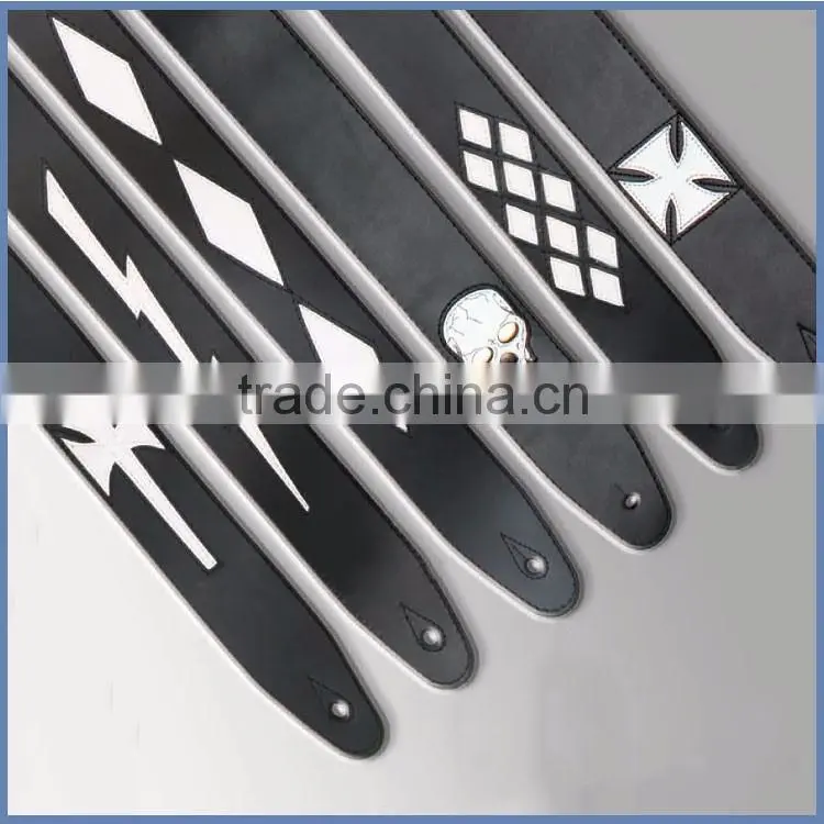 Most popular durable special design real leather guitar strap