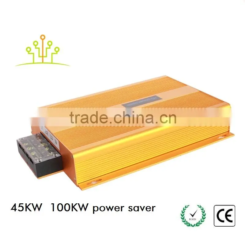 100KW three phase 3 phase electricity saving box power saver / automatic power factor correcttion