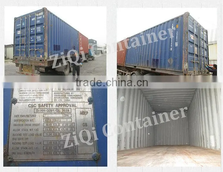 ISO9001 Certification used steel shipping container