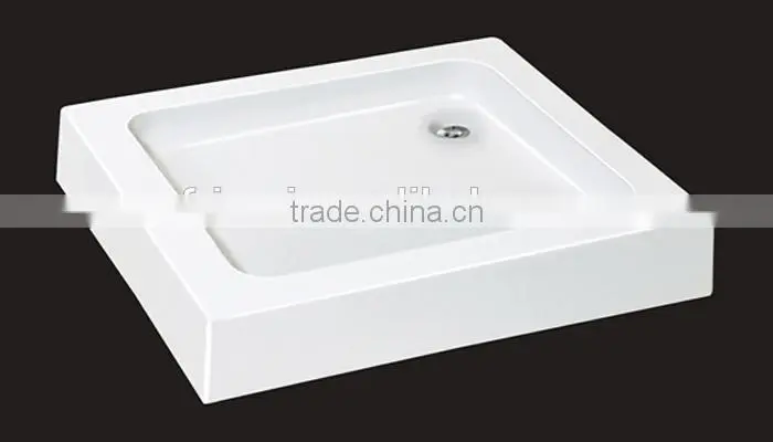 Portable Square White Bathroom Shower Base Acrylic Cheap Shower Tray