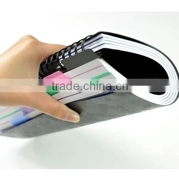 PP PVC cover school office notebook big spiral notebook