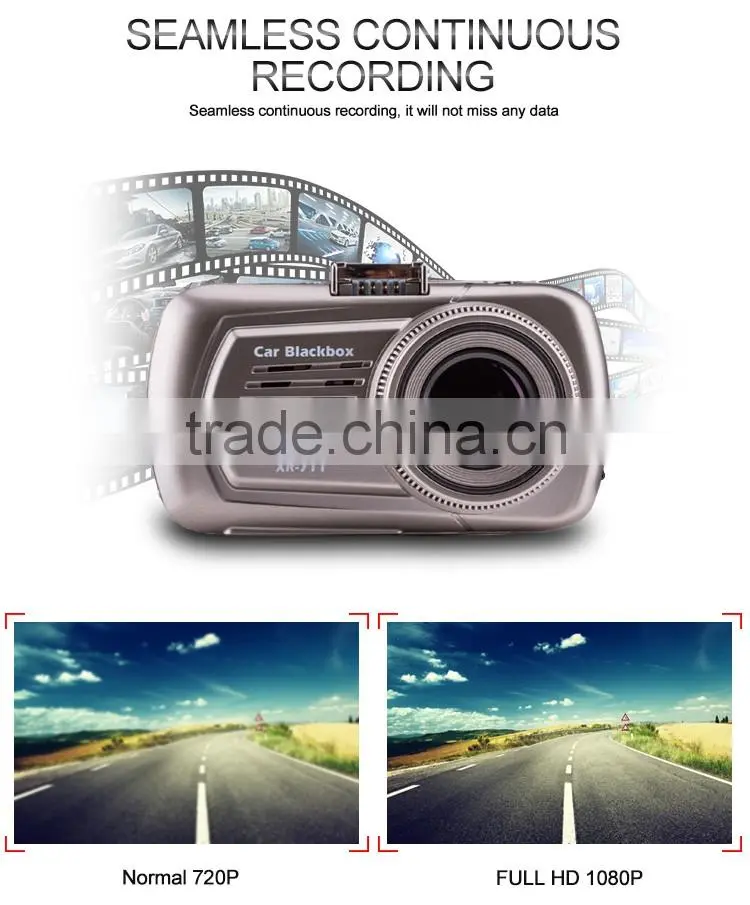3 IN 1 Combo HD Full 1080P Car Dvr / remote Radar Detector With GPS Locator new Car dash cam
